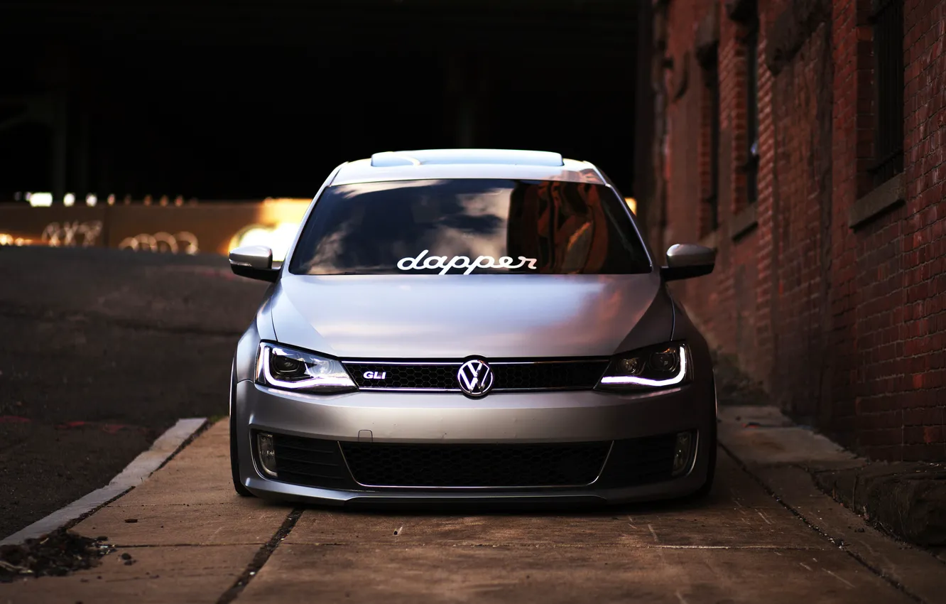 Photo wallpaper Volkswagen, Jetta, front, MK6, GLI