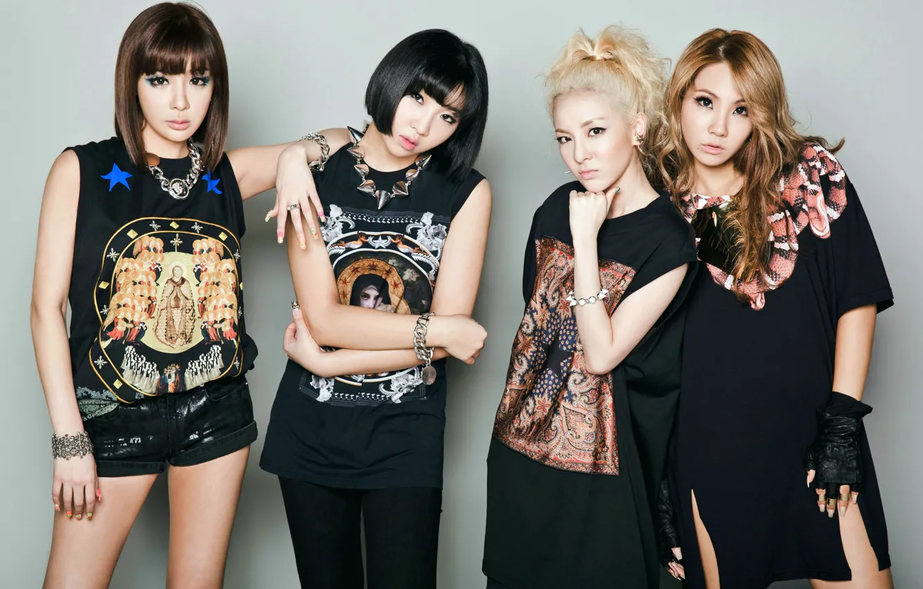 Photo wallpaper girl, music, Asian, South Korea, K-Pop, 2NE1