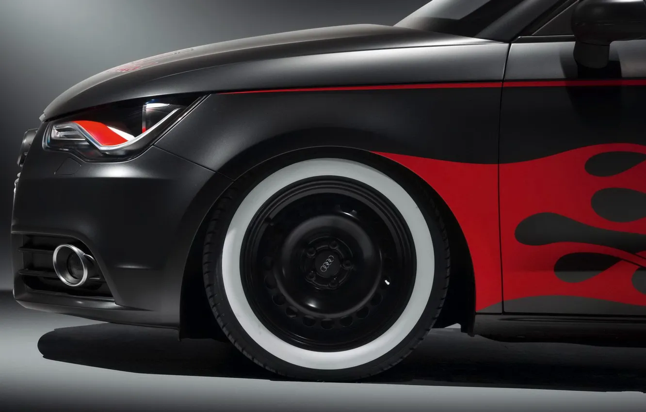 Photo wallpaper Audi, figure, wheel