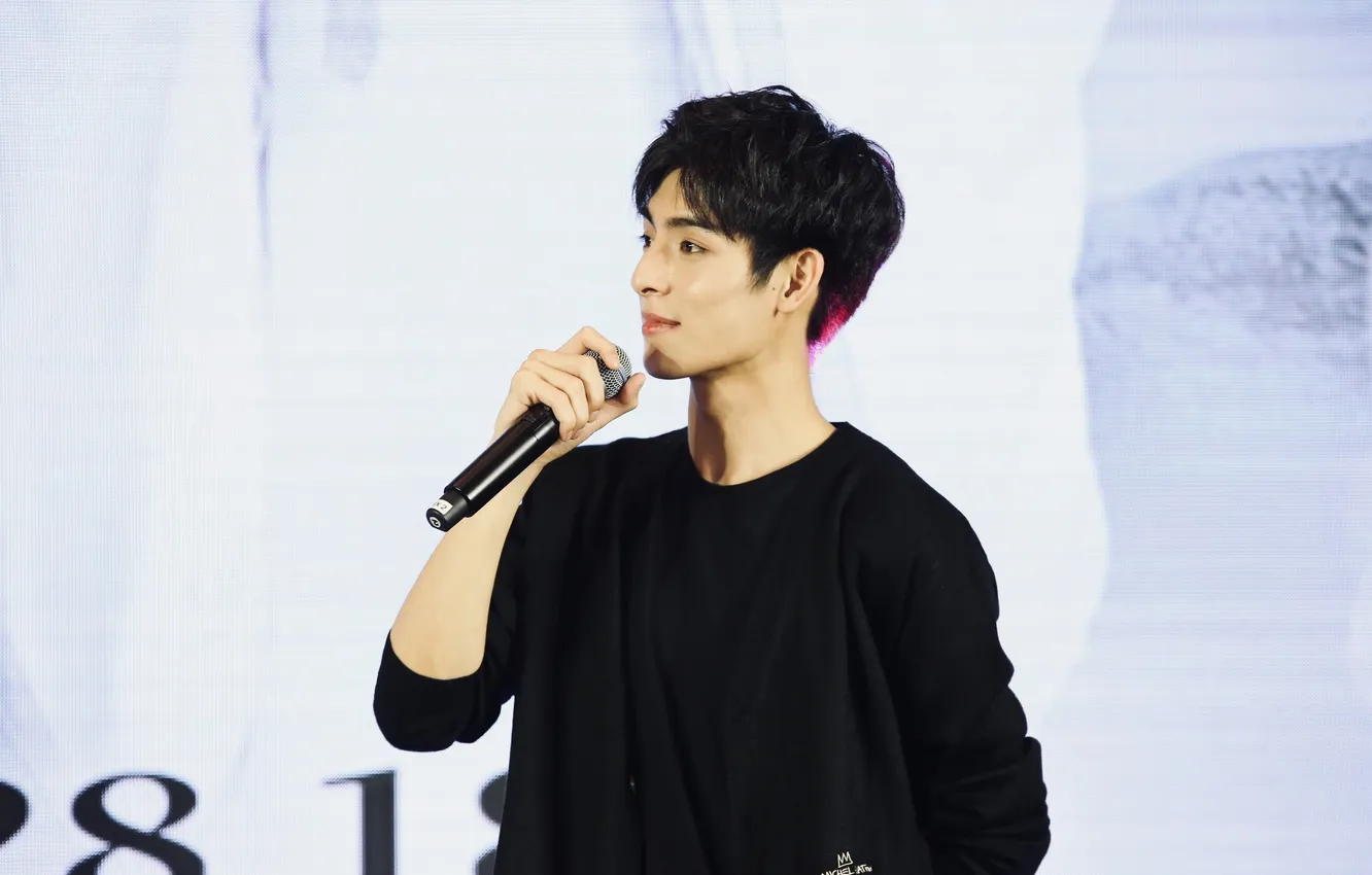 Photo wallpaper microphone, guy, actor, on stage, chinese actor, Wang Hao Xuan, Wang Hao Xuan