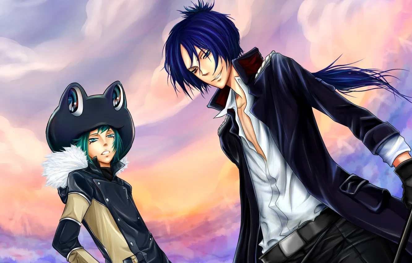 Photo wallpaper the sky, clouds, anime, art, guy, Teacher-mafia Reborn, katekyo Hitman reborn, rokudo mukuro