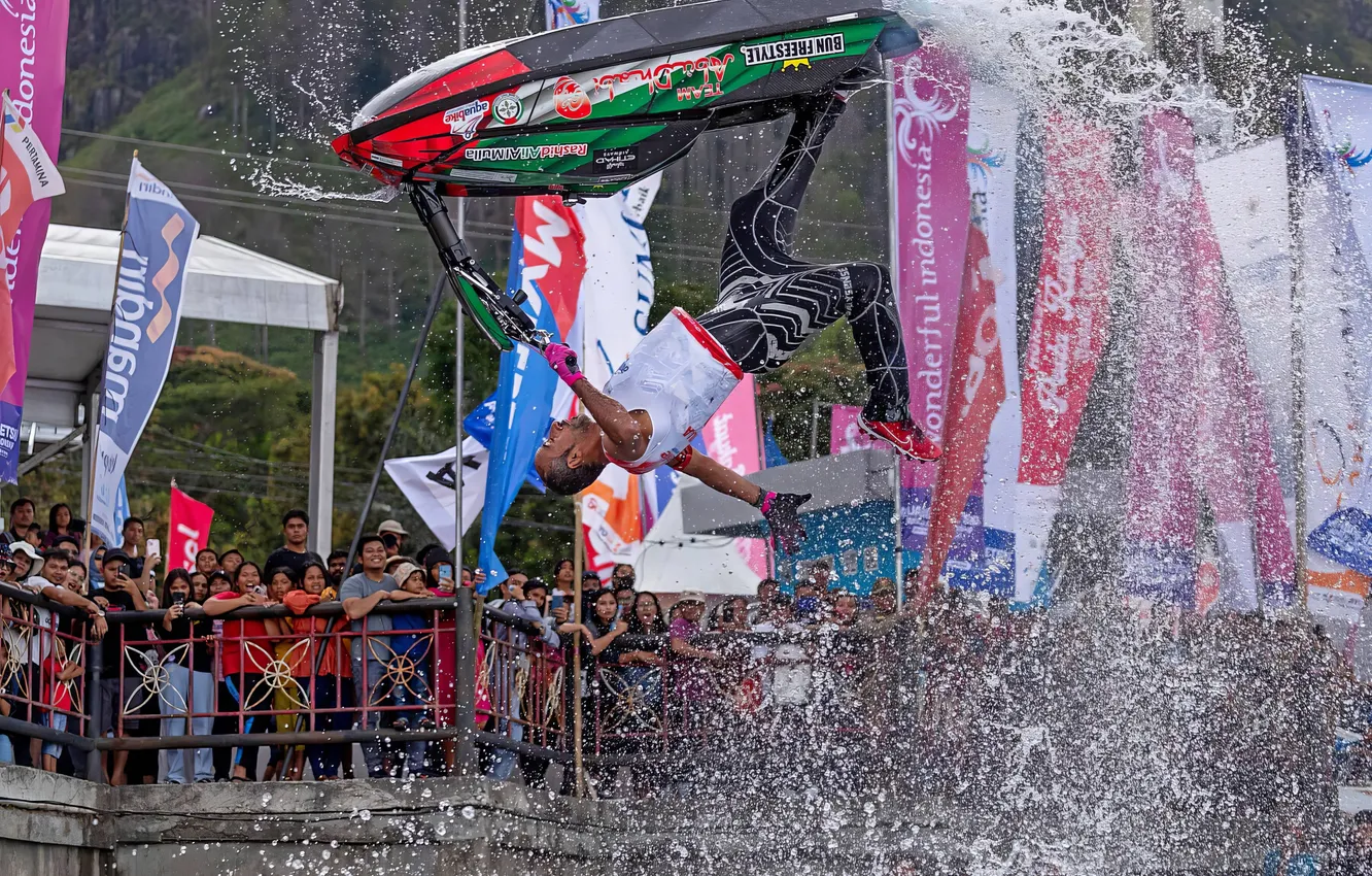 Photo wallpaper race, boat, speed