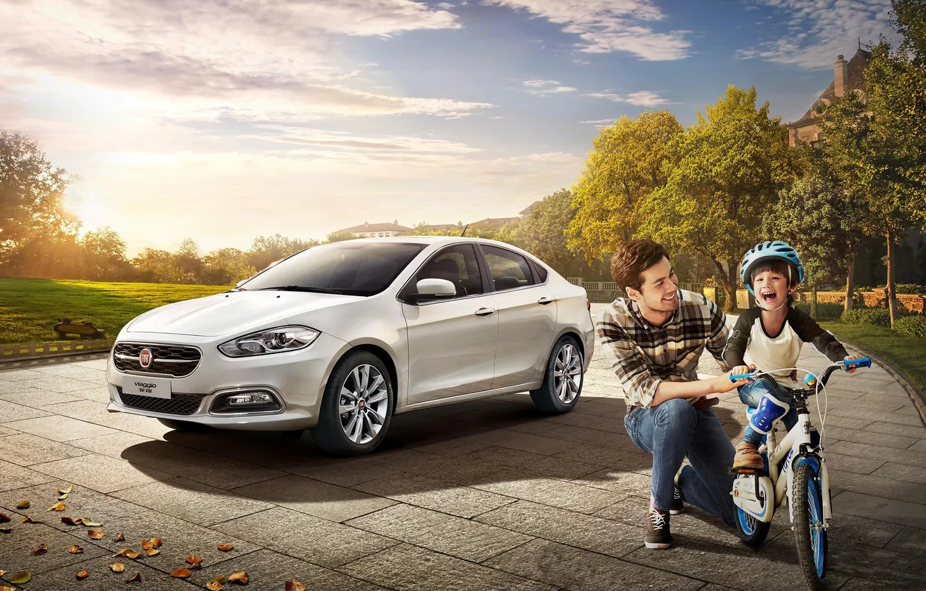 Photo wallpaper Italy, Fiat, Fiat, 2014, Travel, Viaggio