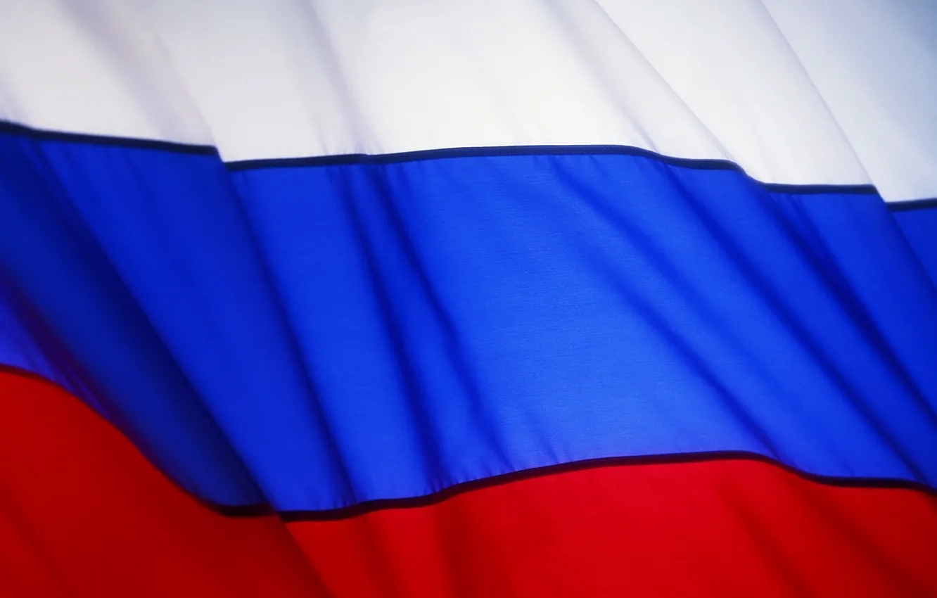 Photo wallpaper flag, flags, Russia, tricolor