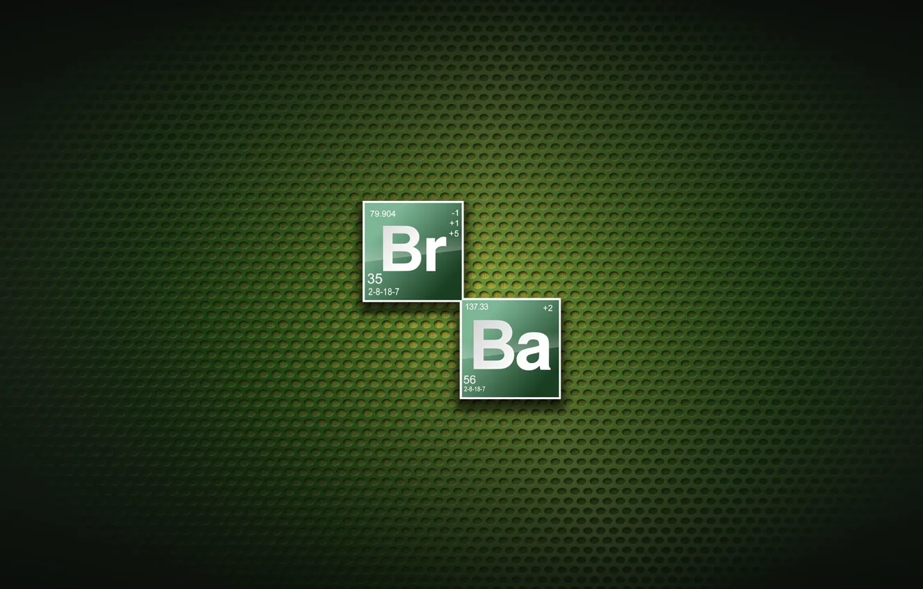 Photo wallpaper green, logo, texture, Breaking Bad, chemistry, Bryan Cranston, Walter White, Aaron Paul