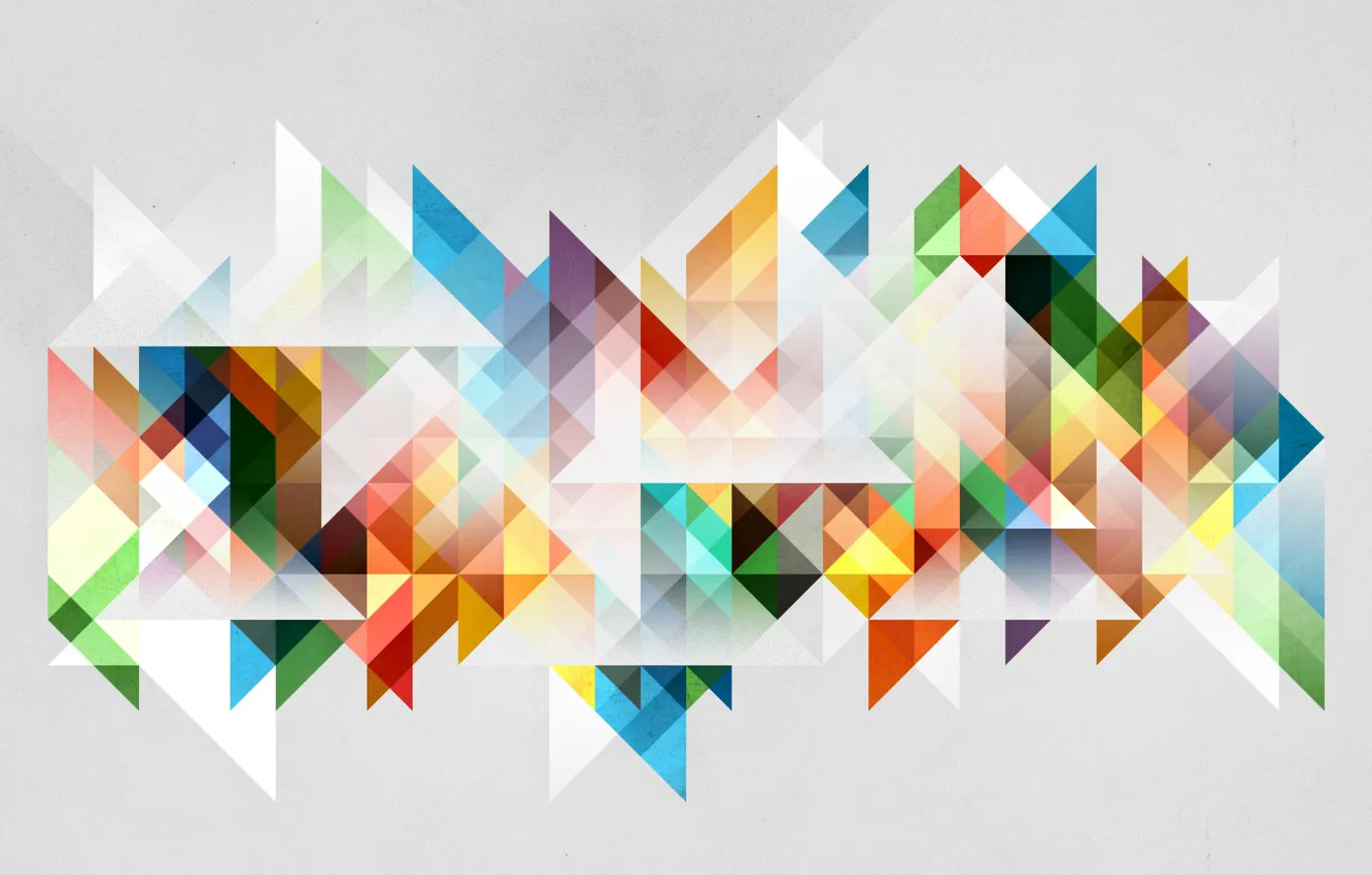 Photo wallpaper colors, triangles, tones
