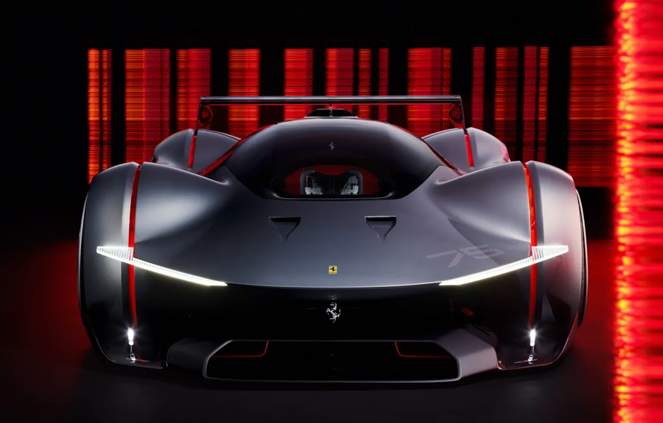 Photo wallpaper Concept, Ferrari, front view, Gran Turismo, 2022, Ferrari Vision
