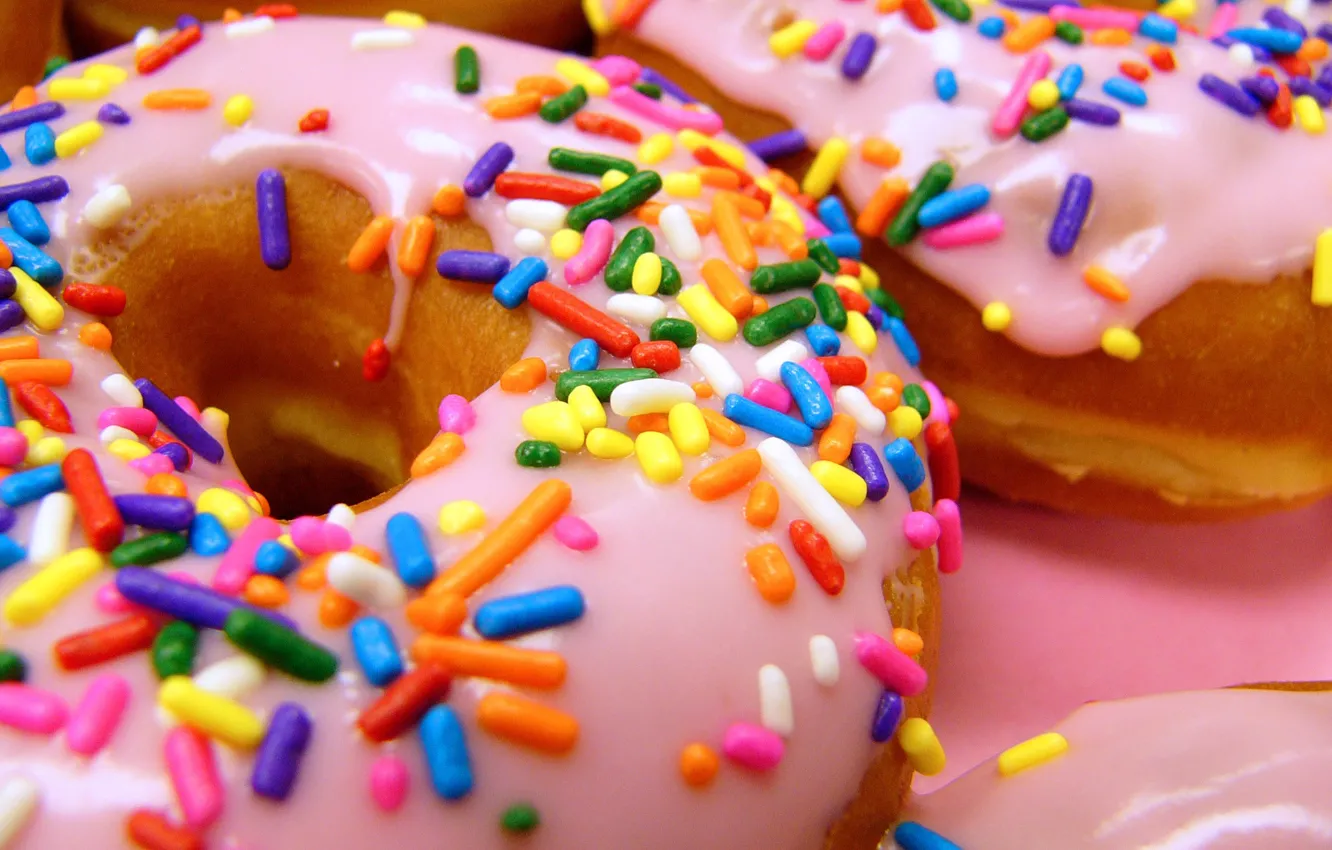 Photo wallpaper food, donuts, Sweets