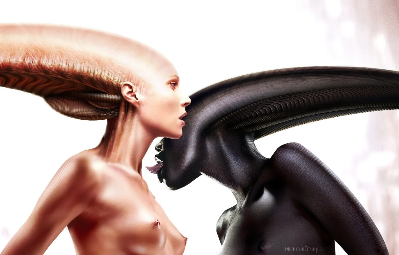 Photo wallpaper girl, fiction, Stranger