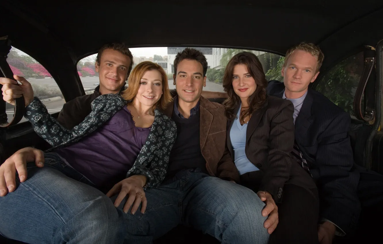 Photo wallpaper How I Met Your Mother, how I met your mother, Marshall Eriksen, Robin Scherbatsky, Ted …