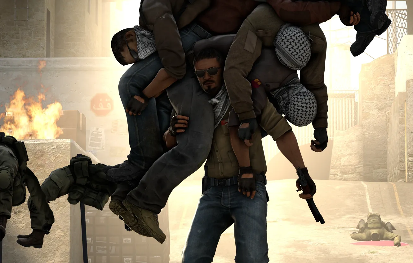 Photo wallpaper kill, shot, csgo, strike