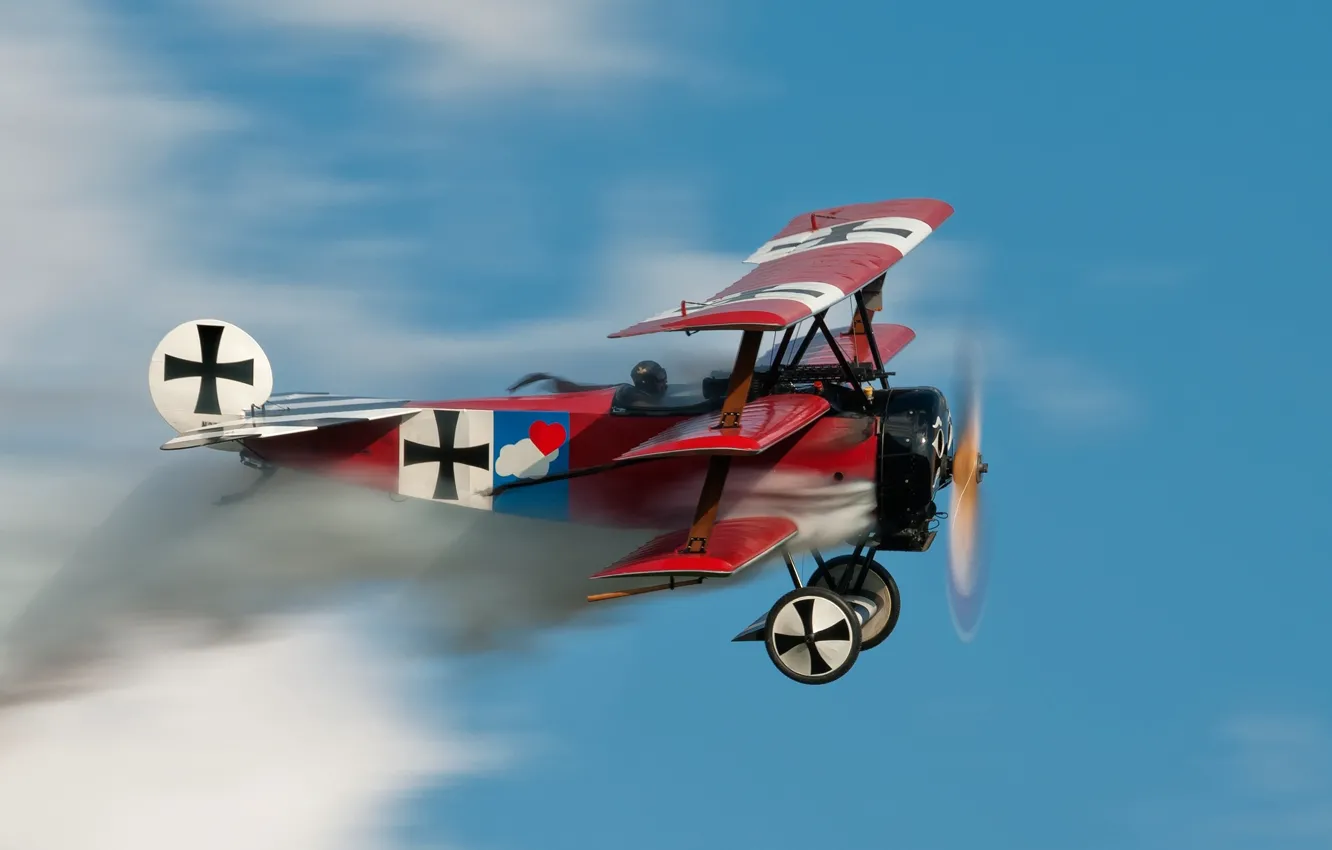 Photo wallpaper Germany, the plane, Triplane, Fokker Dr I