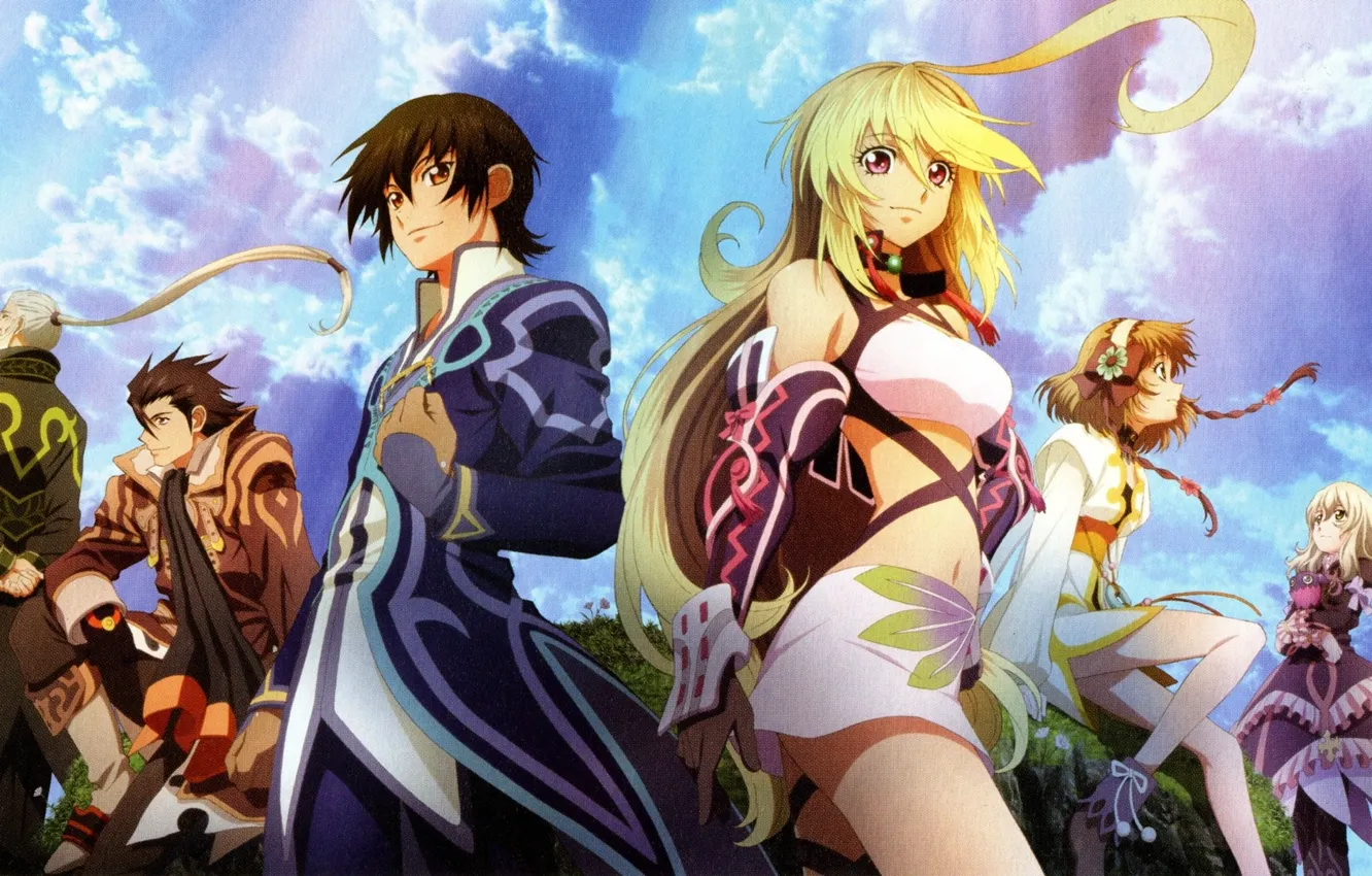 Photo wallpaper the game, anime, heroes, Tales of Xillia