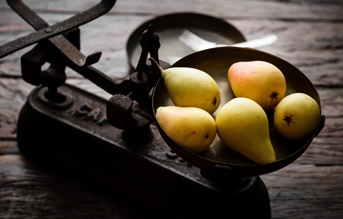 Photo wallpaper food, fruit, pear