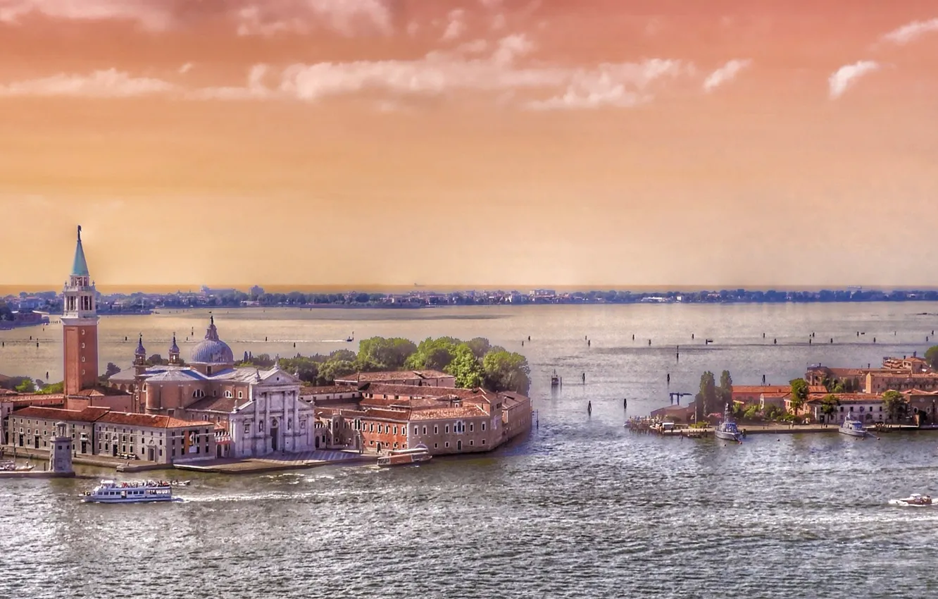 Photo wallpaper Islands, home, Italy, Venice
