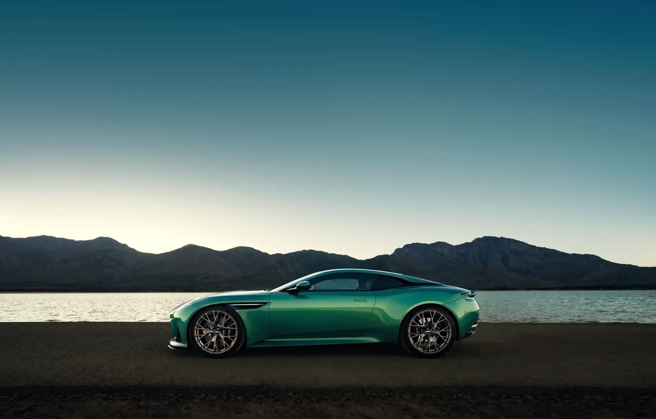 Photo wallpaper car, the sky, Aston Martin, Aston Martin, side view, side view, 2023, Aston Martin DB12