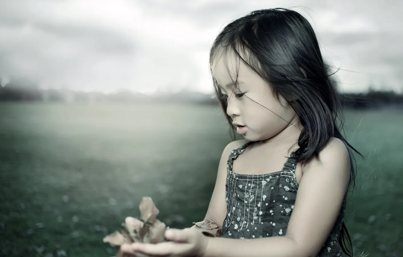 Photo wallpaper mood, portrait, girl