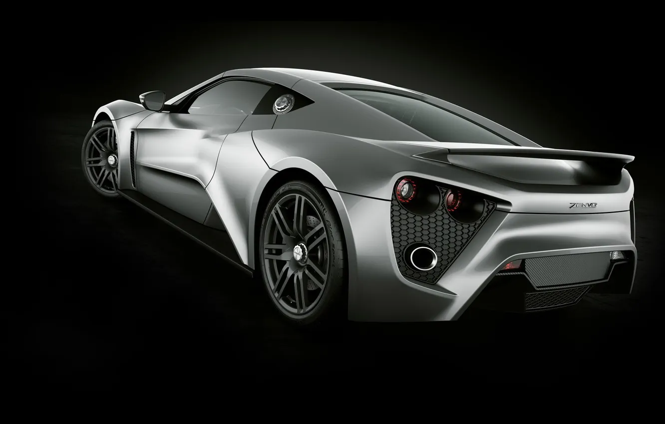 Photo wallpaper grey, Zenvo, Supercar, powerful