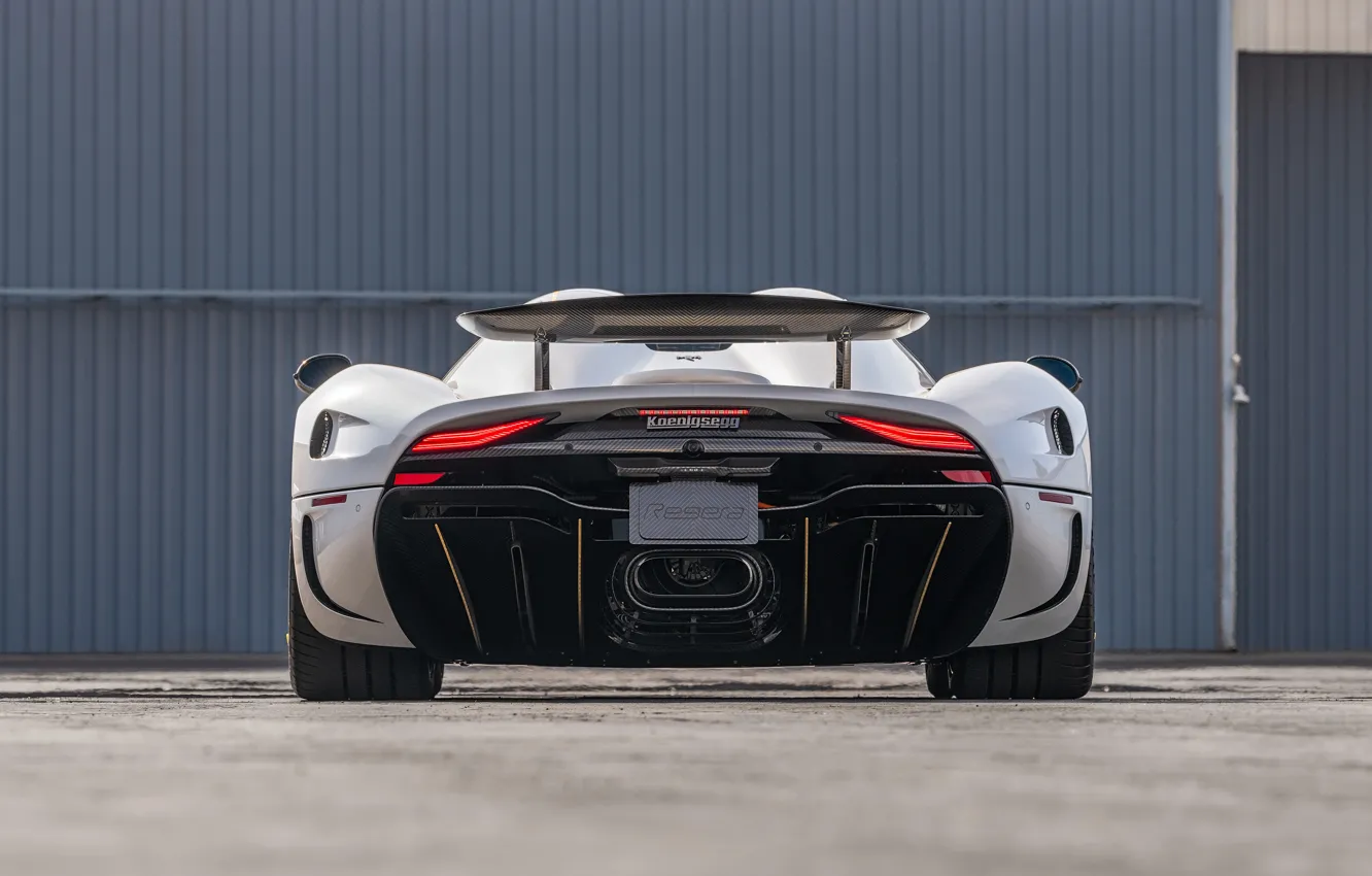 Photo wallpaper Koenigsegg, Regera, Koenigsegg Regera, taillights, rear wing