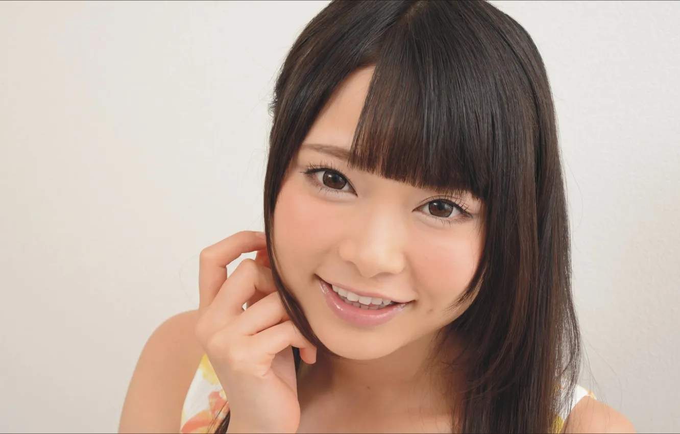 Photo wallpaper smile, portrait, eyes, beauty, girl, cutie, eyes, smile