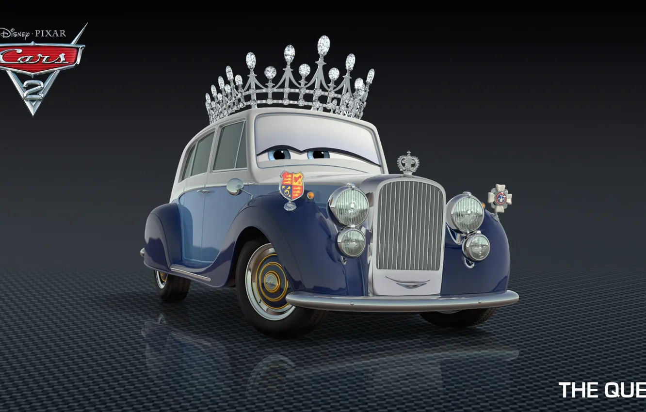 Photo wallpaper cartoon, cars, pixar, Queen, disney