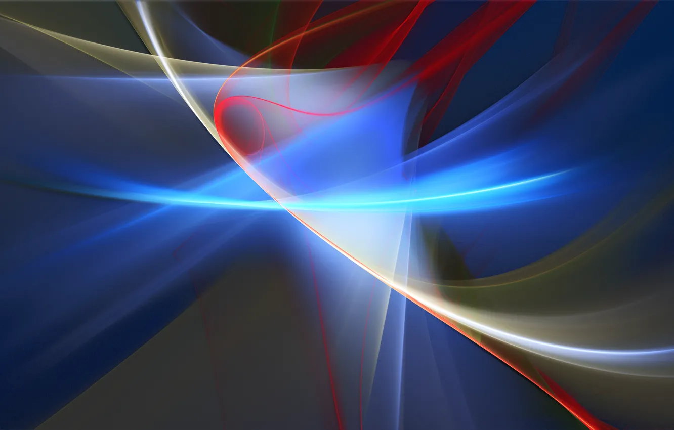 Photo wallpaper red, white, grey, blue, lines, veiled