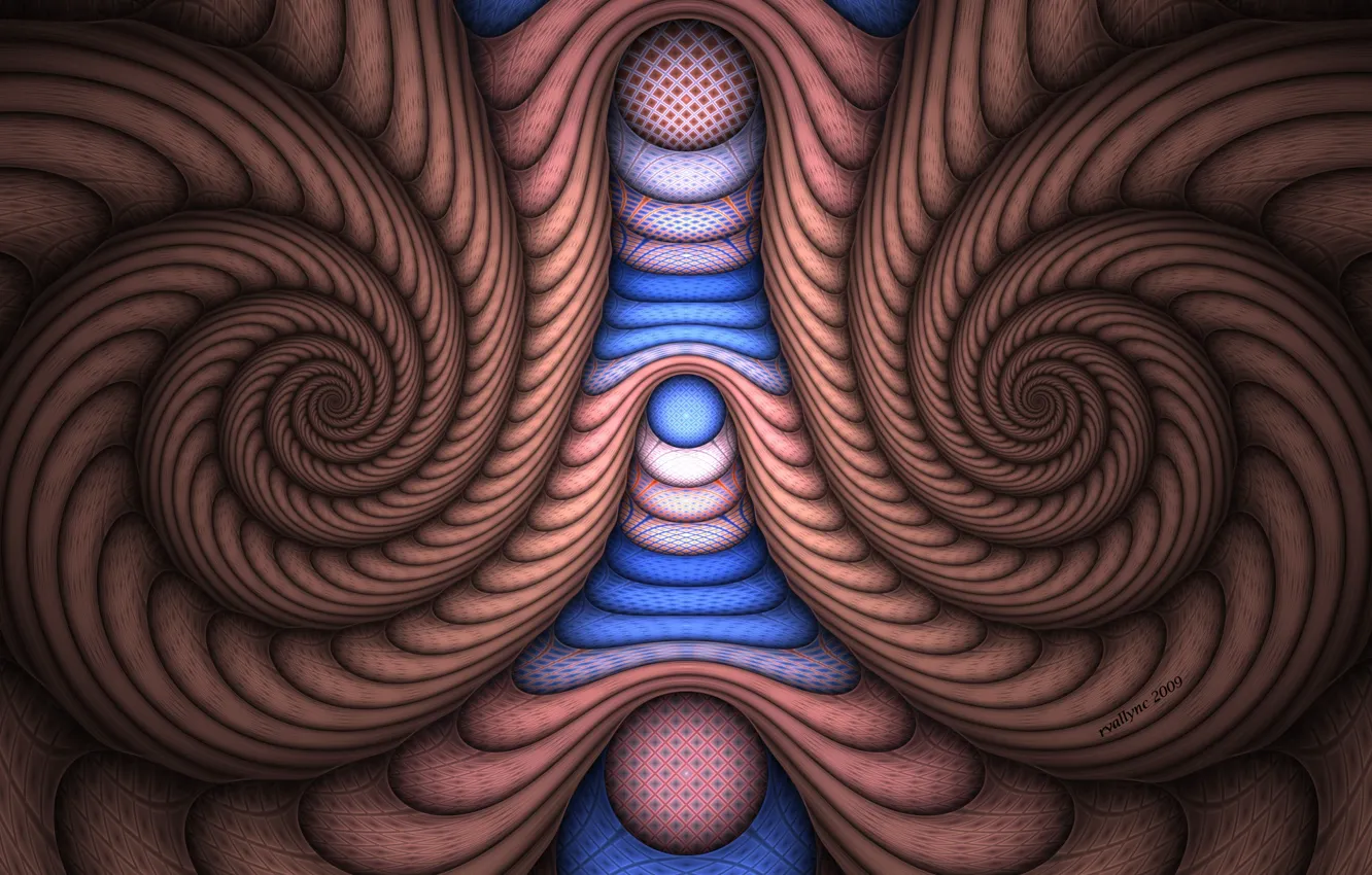 Photo wallpaper abstraction, pattern, fractal, ornament, abstract background