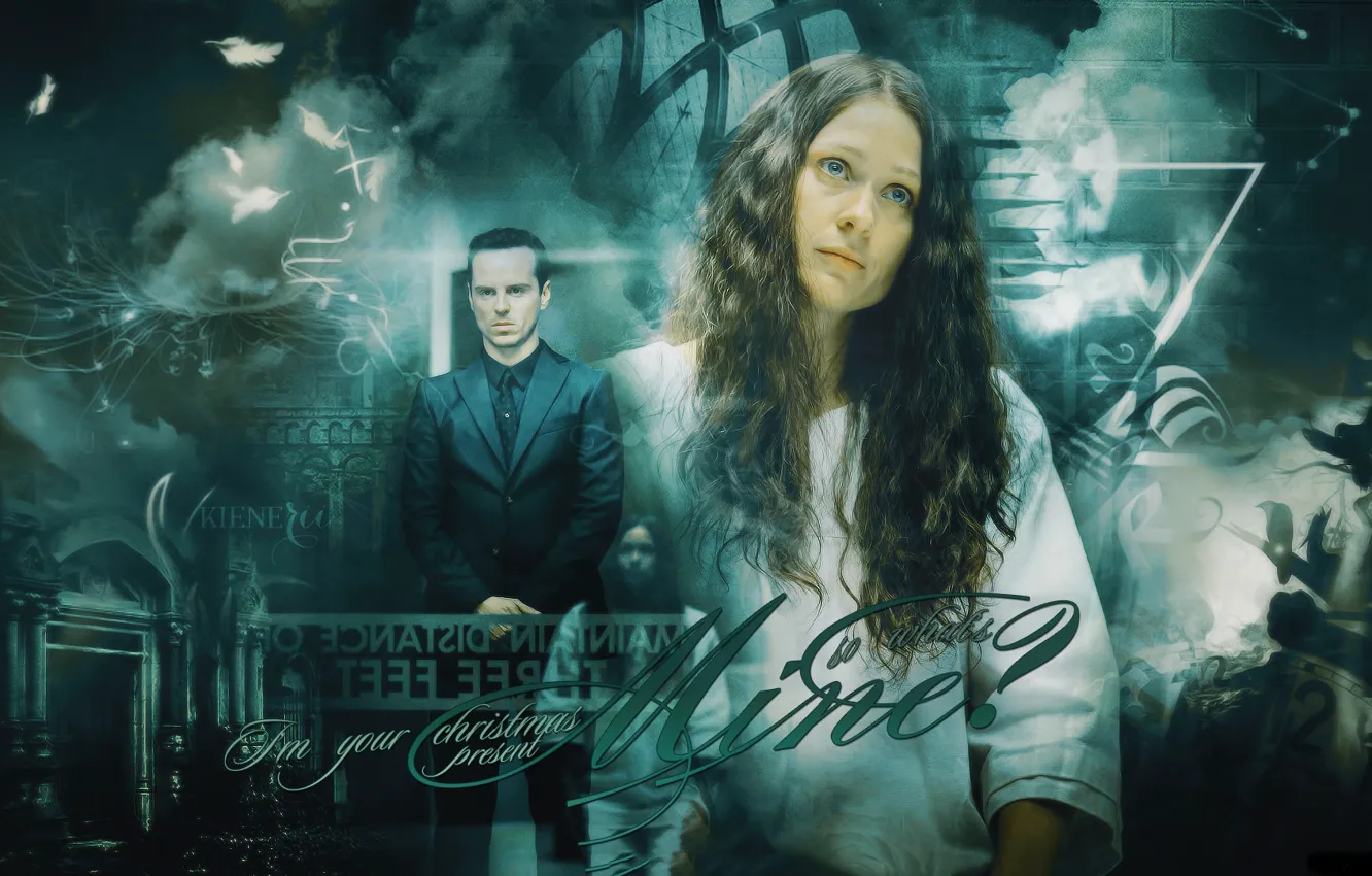 Photo wallpaper girl, the series, detective, Holmes, Sherlock, Jim Moriarty, Moriarty