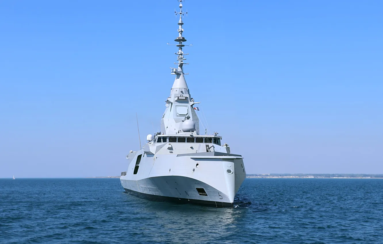 Photo wallpaper frigate, French Navy, 2025, Amiral Ronarc'h