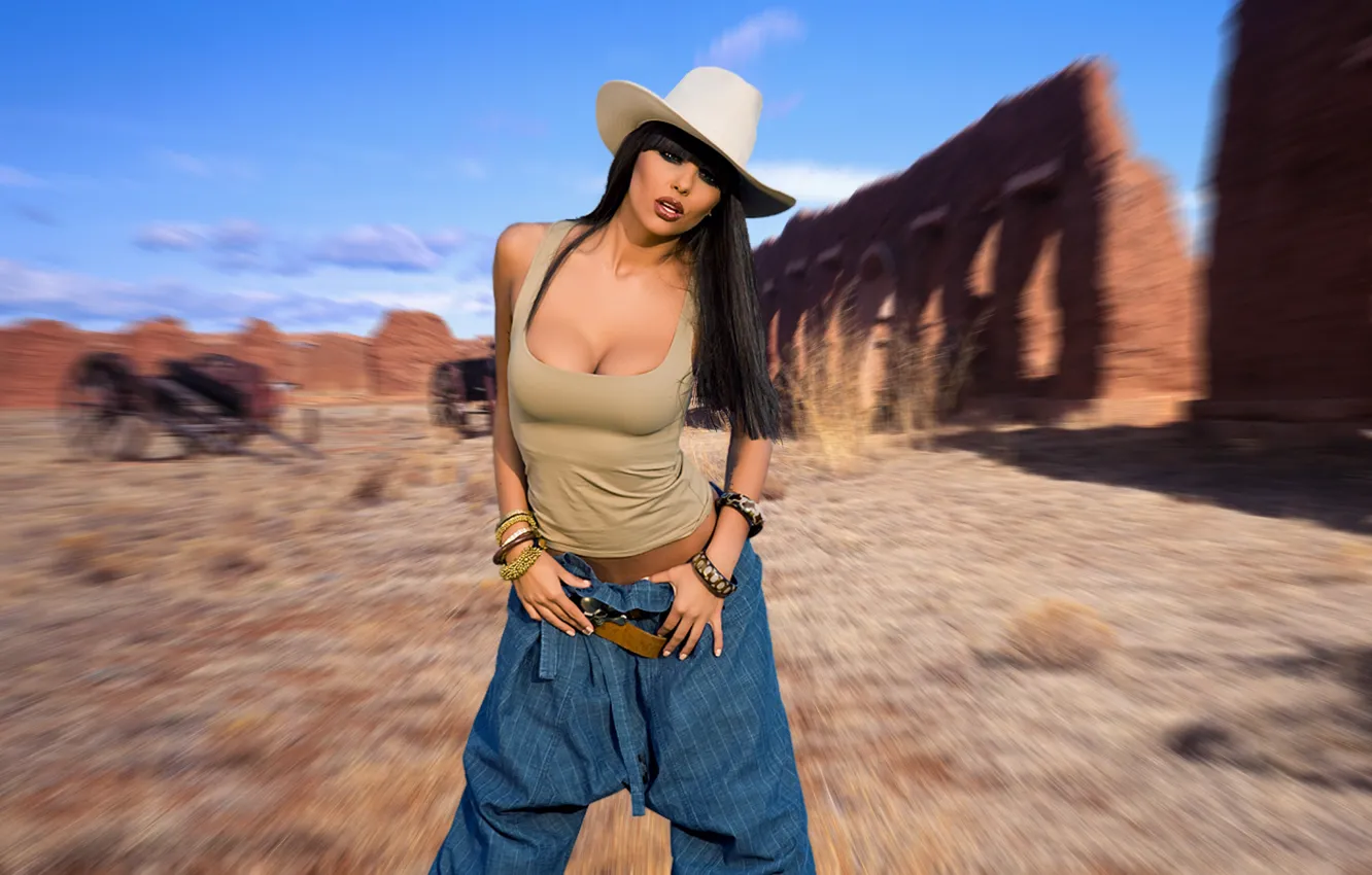 Photo wallpaper brunette, wild, WEST, Nikoleta, Lozanova, Gitl