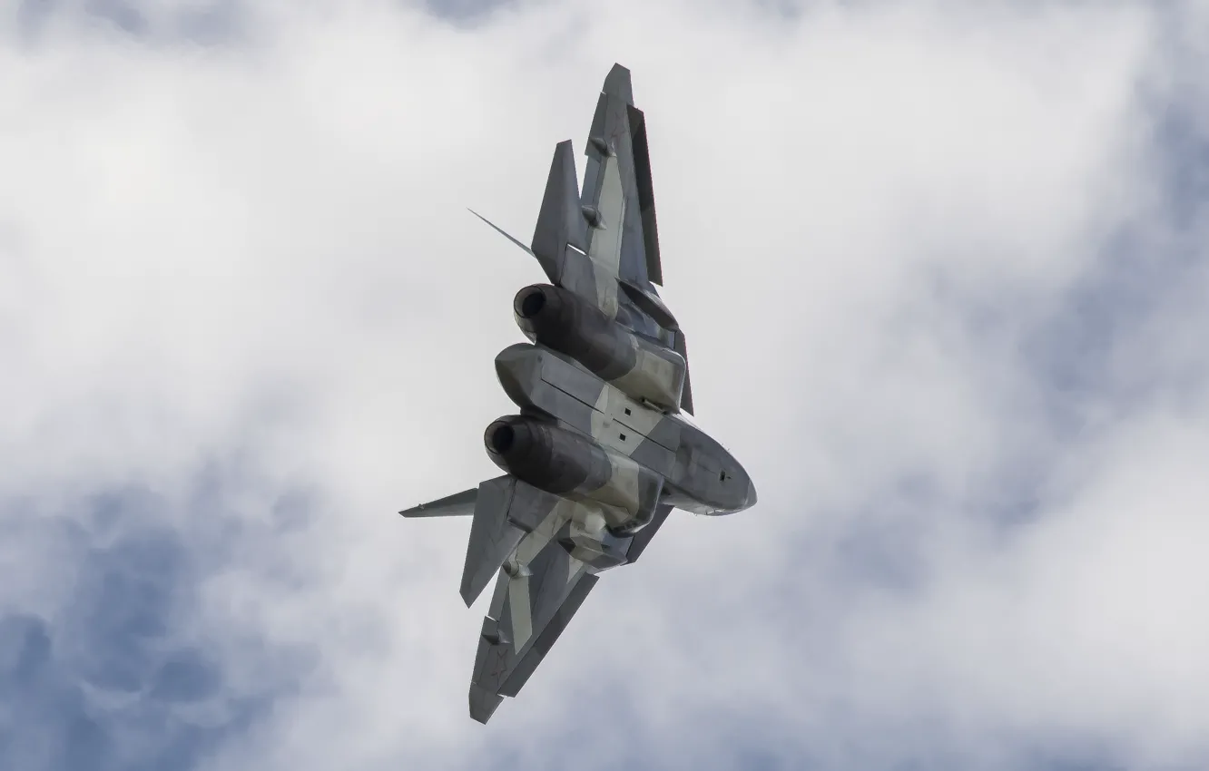 Photo wallpaper fighter, T-50, multipurpose, Dry