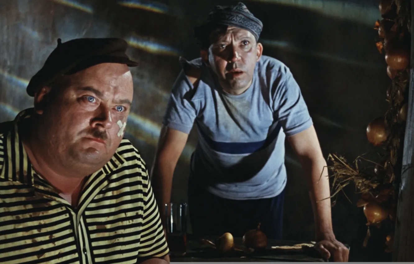 Photo wallpaper experienced, Yuri Nikulin, Prisoner of the Caucasus, or Shurik's New adventures, Yevgeny Morgunov, Dunce