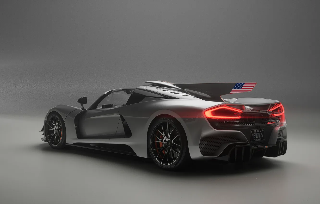 Photo wallpaper Roadster, Hennessey, Supercar, Venom, Sportcar, 2024, Hennessey Venom F5-M, F5-M