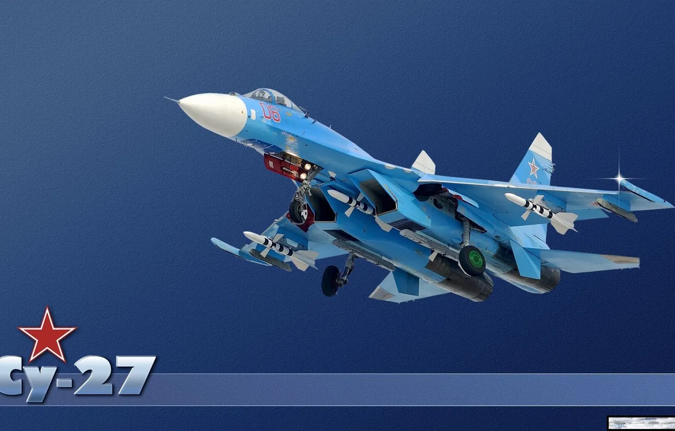 Photo wallpaper aircraft, military, aviation, su-27