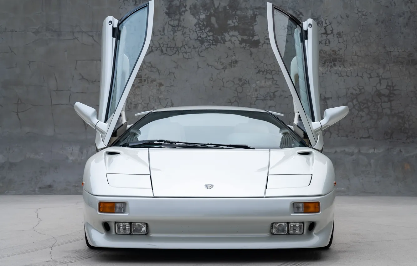 Photo wallpaper Lamborghini, Diablo, lambo door, front view, Lamborghini Diablo