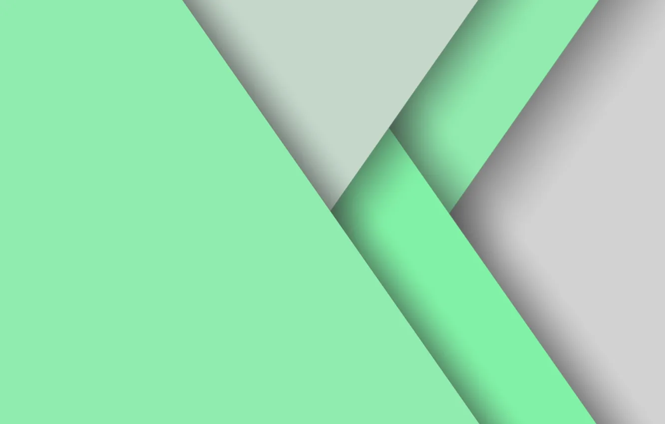 Photo wallpaper geometry, green, design, color, material