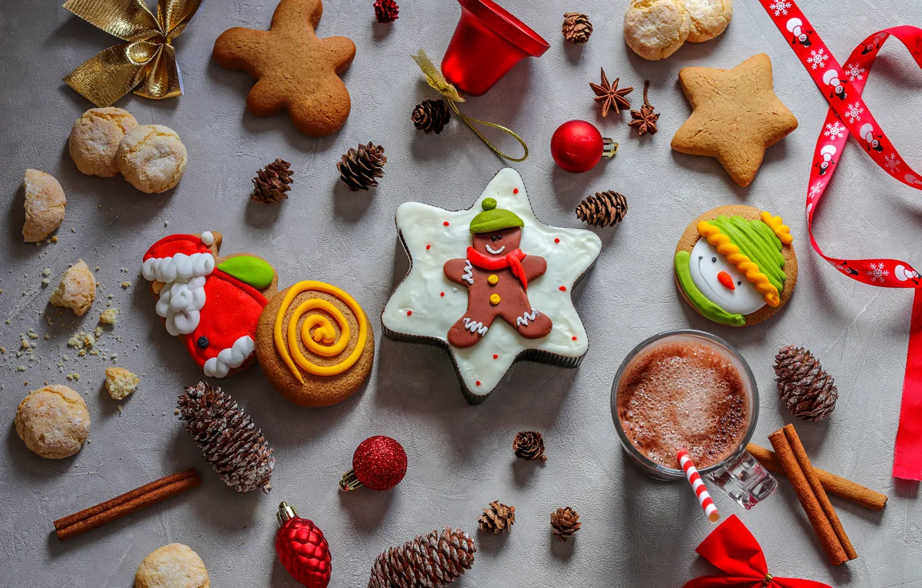Photo wallpaper cookies, cakes, gingerbread