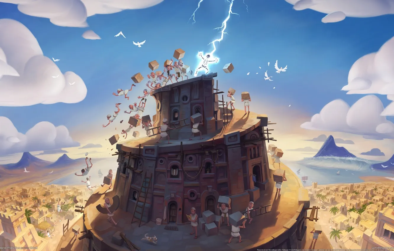 Photo wallpaper games, Ubisoft, Babel Rising, Mando Productions