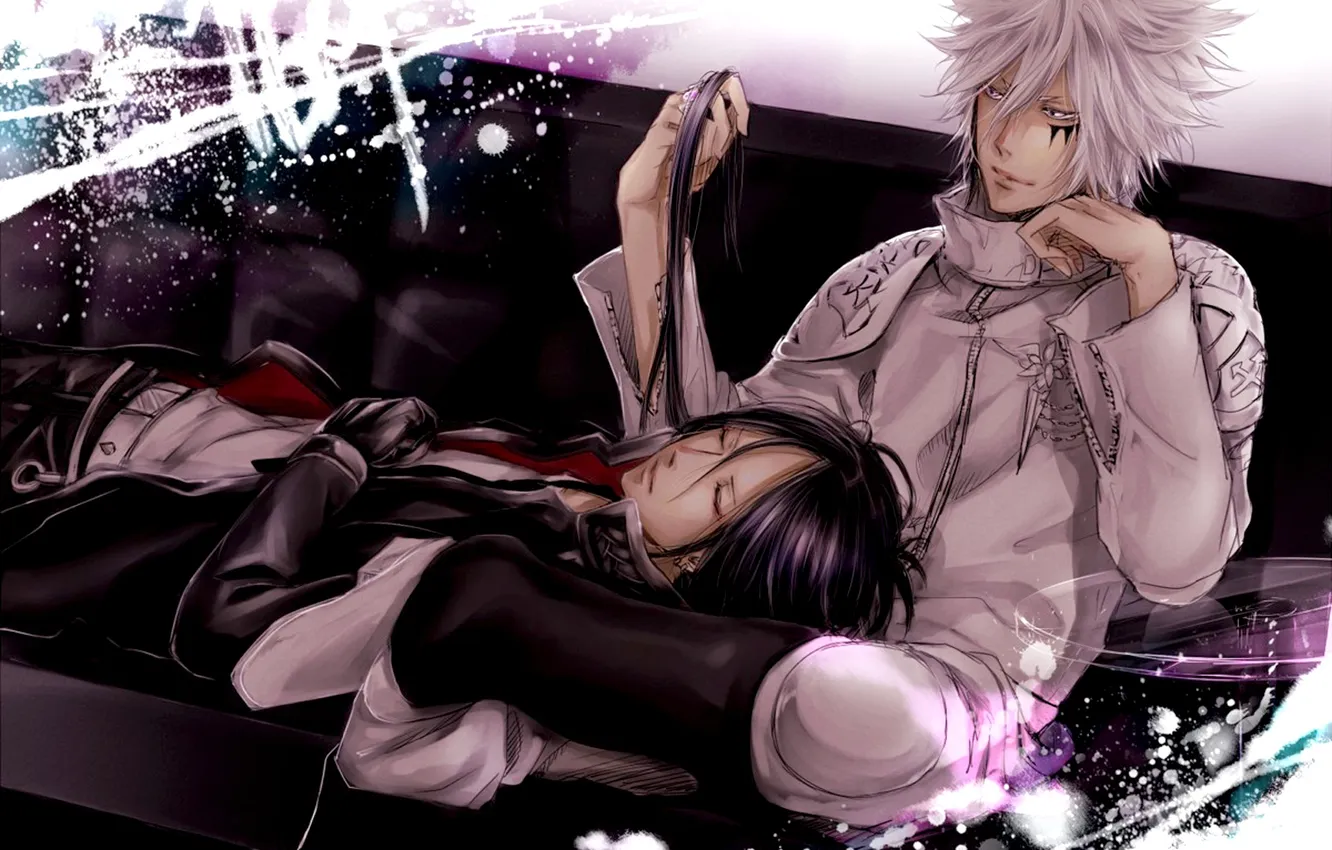 Photo wallpaper two guys, Byakuran, Rokudou Mukuro, Katekyo Hitman REBORN!
