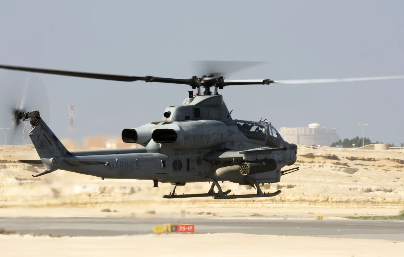 Photo wallpaper helicopter, shock, Bell AH-1Z Viper