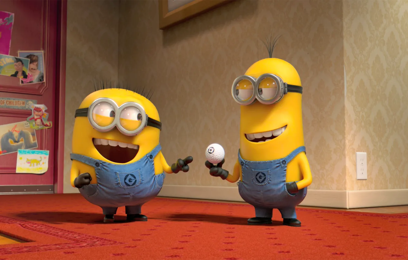 Photo wallpaper the film, cartoon, minion, Despicable Me 2