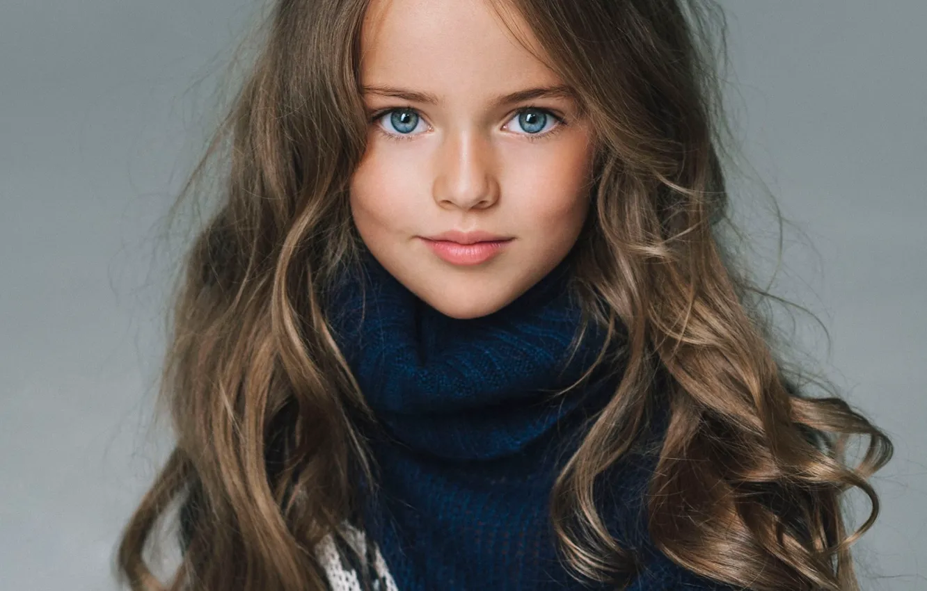Photo wallpaper model, portrait, girl, sweater, young, Kristina Pimenova