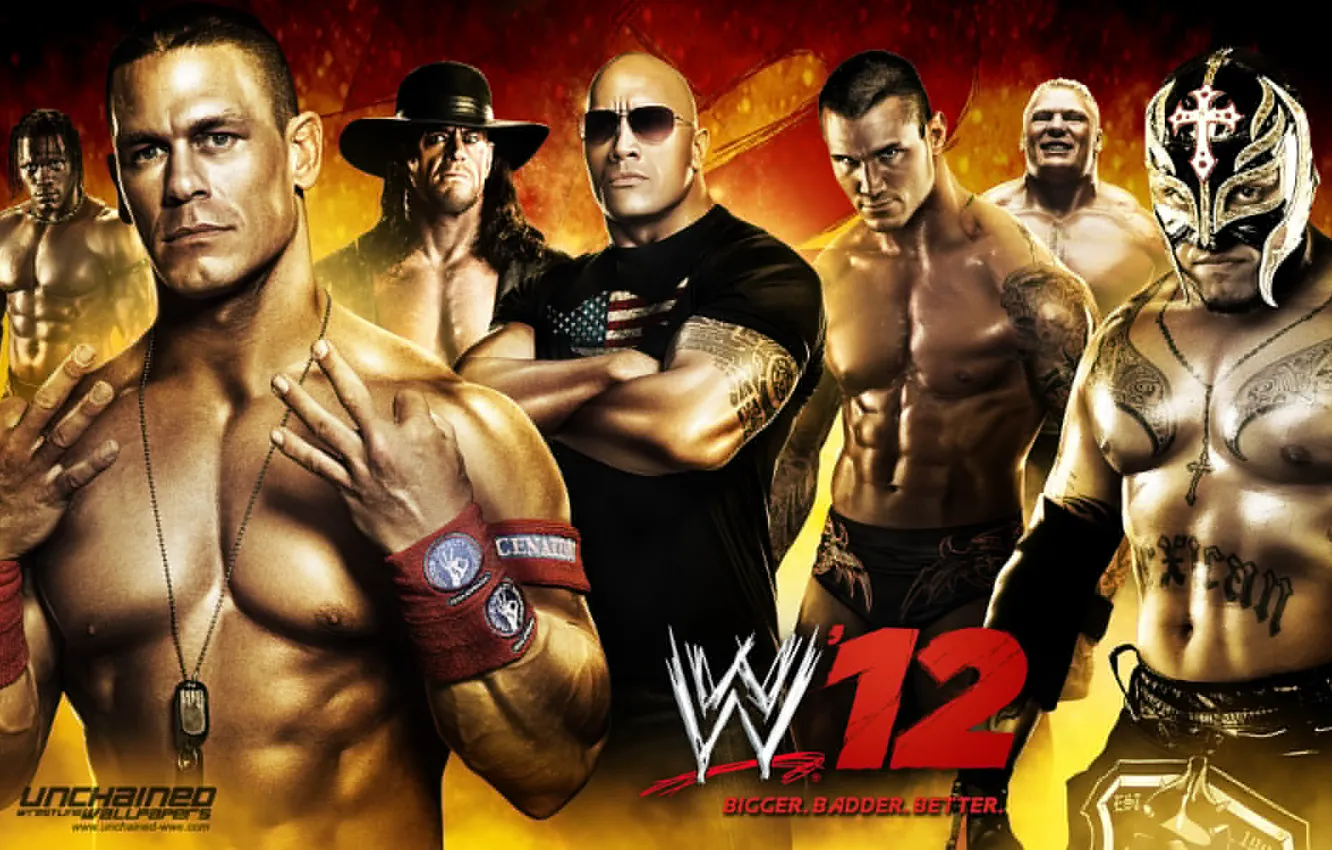 Photo wallpaper WWE, W12, Superstars