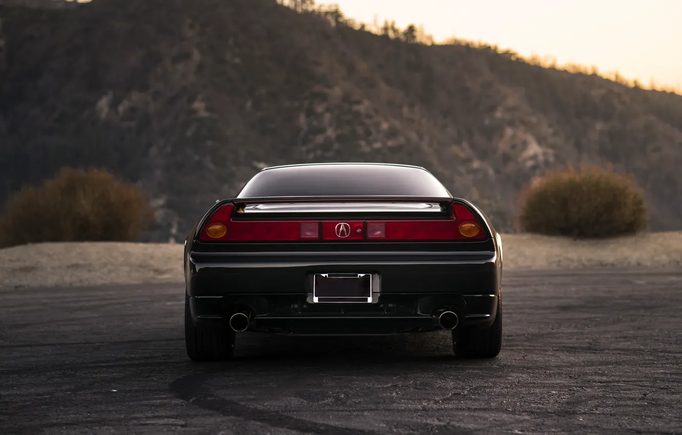 Photo wallpaper rear, Acura, NSX, Acura NSX-T