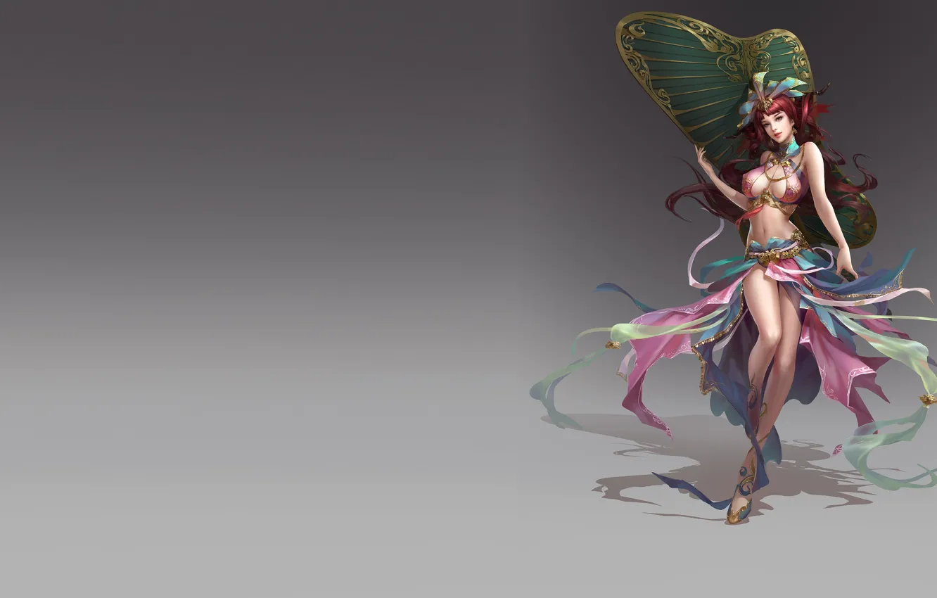 Photo wallpaper girl, the game, anime, art, bard