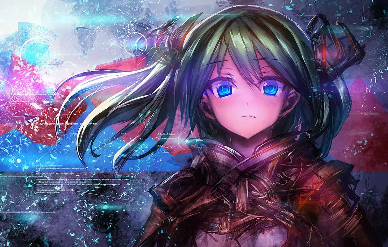 Photo wallpaper space, vocaloid, hatsune miku, digital art, manga, Hatsune Miku Vocaloid, Vocaloid characters