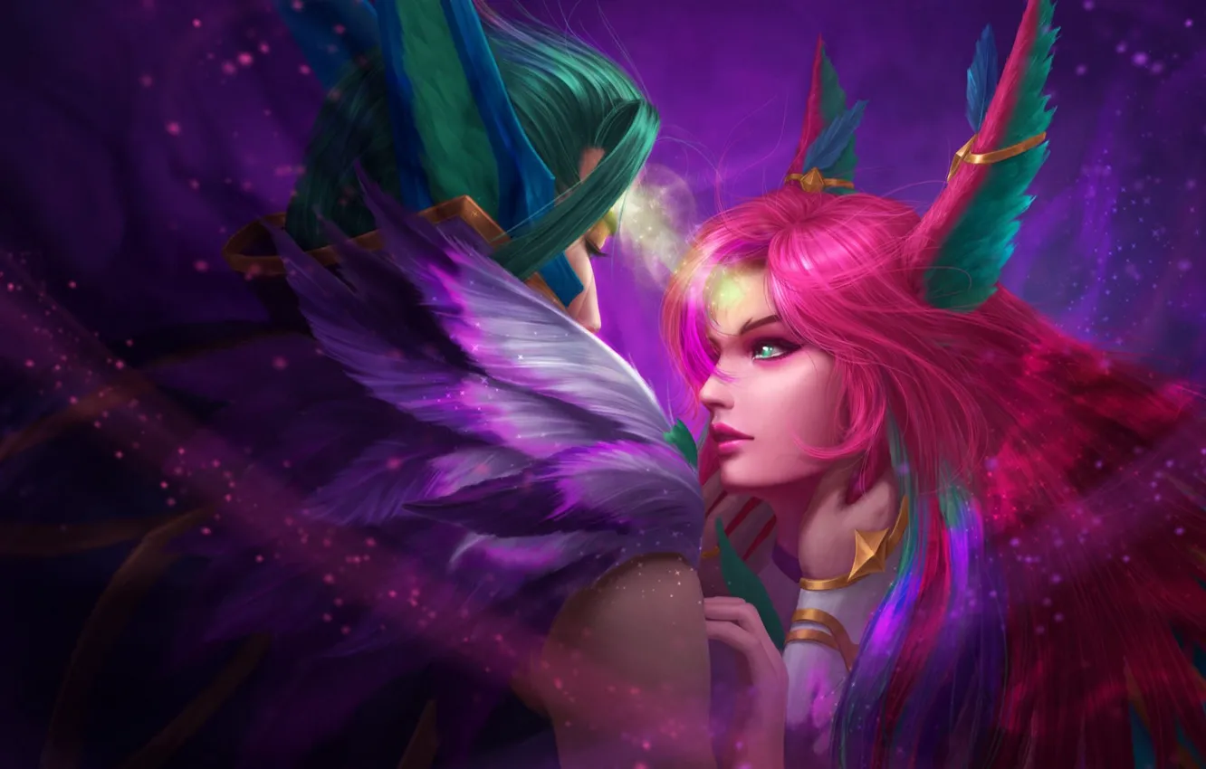 Photo wallpaper the game, being, two, hypnosis, League of Legends, League Of Legends