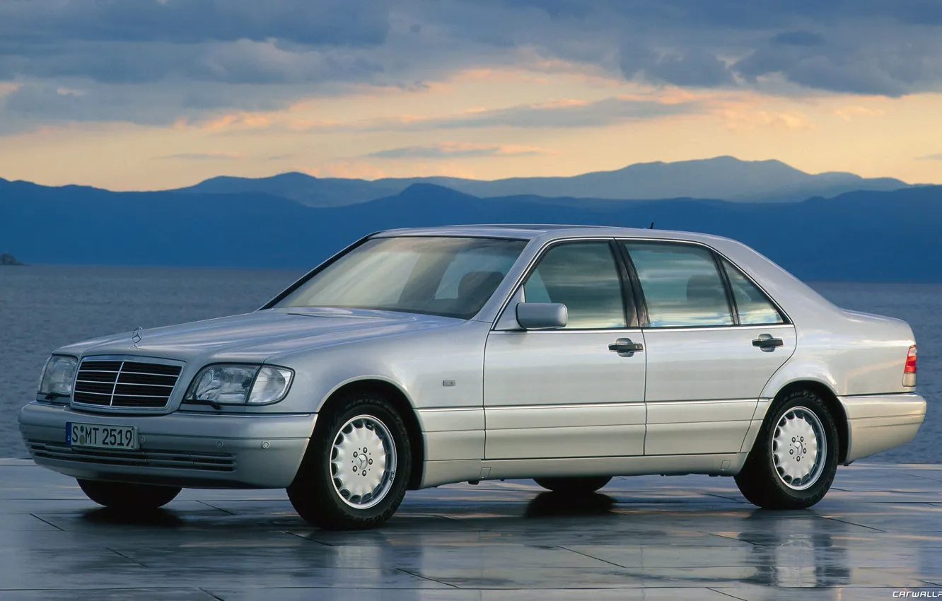 Photo wallpaper mercedes, w140, s320