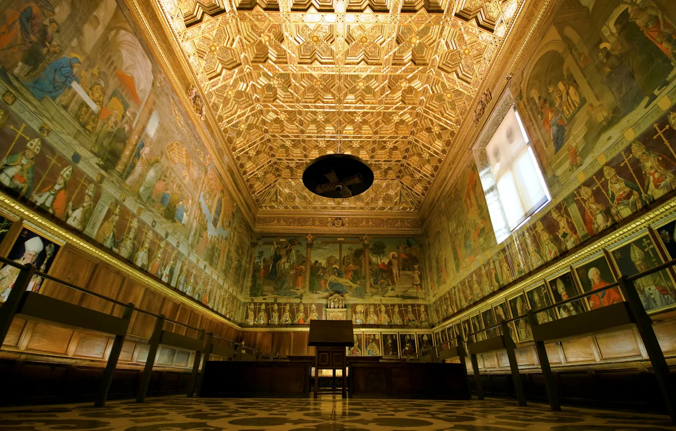 Photo wallpaper hall, Spain, Toledo, Cathedral, Capitol chamber