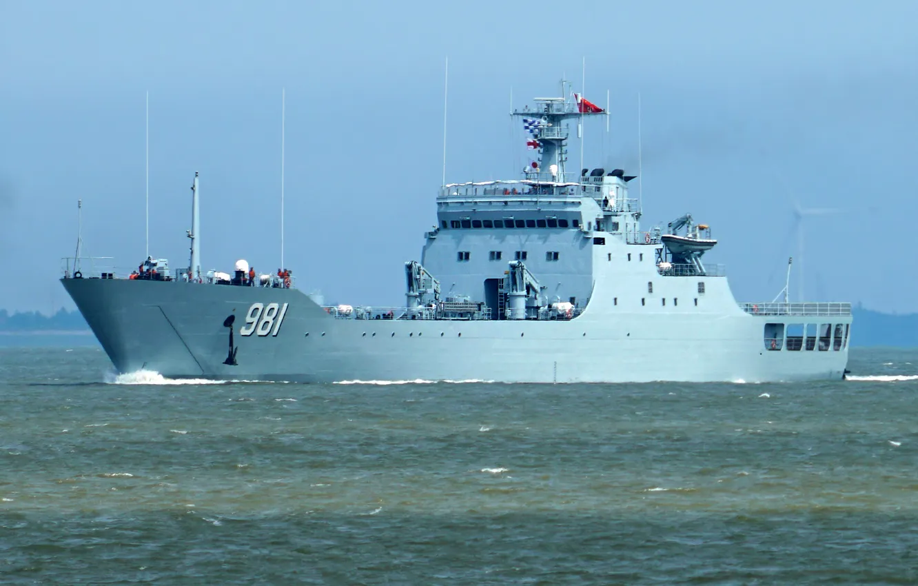 Photo wallpaper China, landing ship, Dabie Shan
